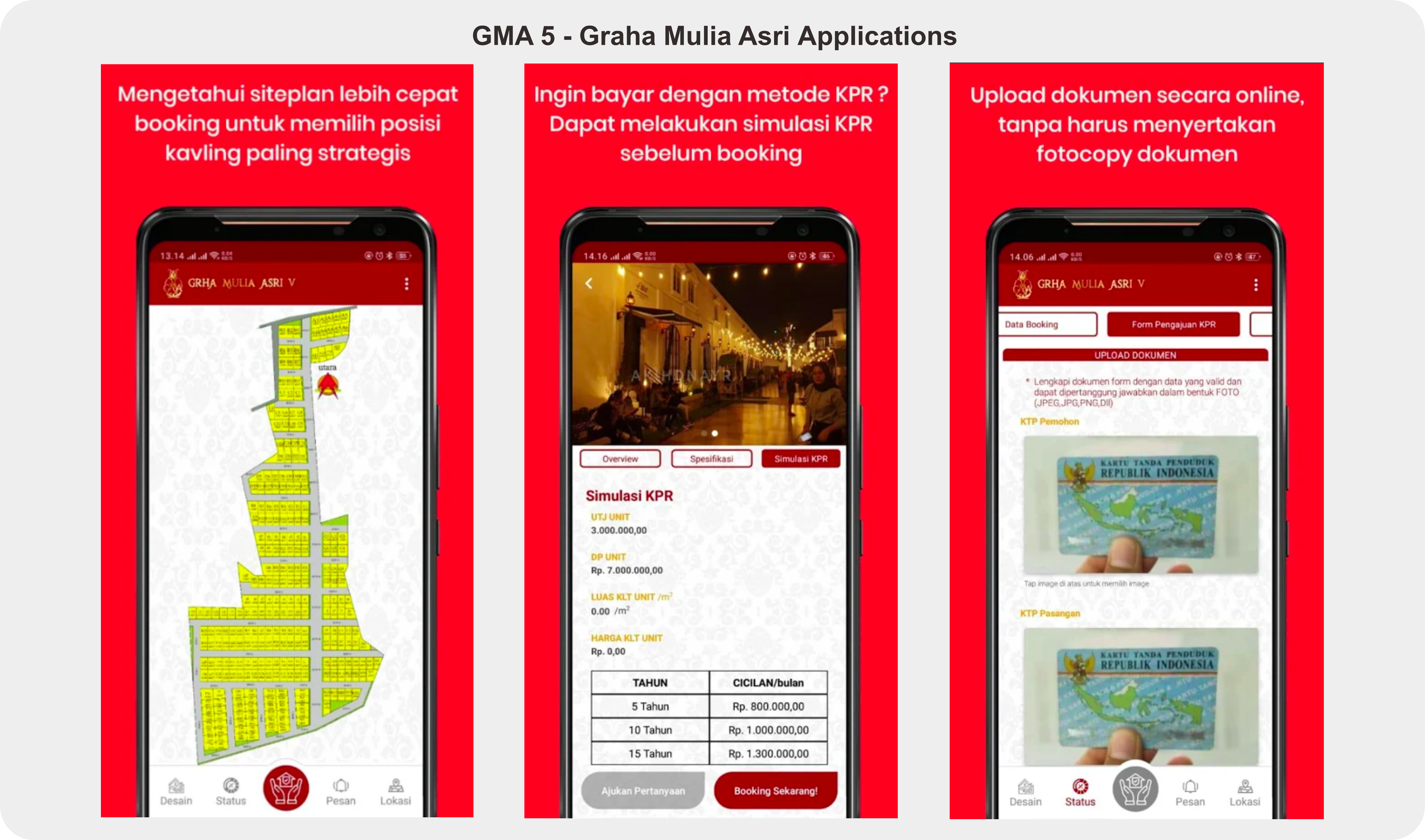 GMA 5 - Graha Mulia Asri 5 (Reservasi / Booking)